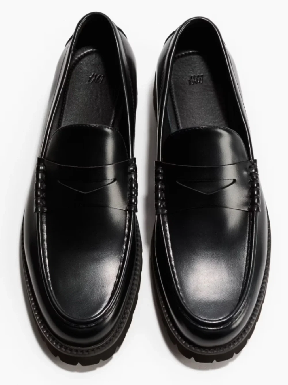 BRAND NEW H&M Black Loafers in Size 43